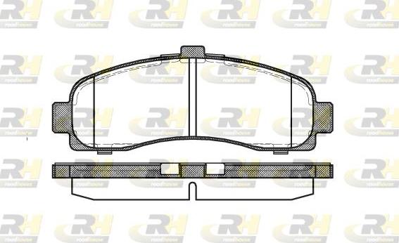 Roadhouse 2431.10 - Тормозные колодки, дисковые, комплект autospares.lv