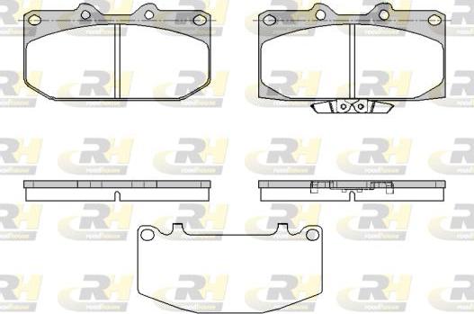 Roadhouse 2599.32 - Тормозные колодки, дисковые, комплект autospares.lv