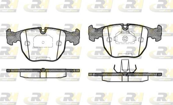 Roadhouse 2596.00 - Тормозные колодки, дисковые, комплект autospares.lv