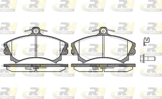 Roadhouse 2590.02 - Тормозные колодки, дисковые, комплект autospares.lv