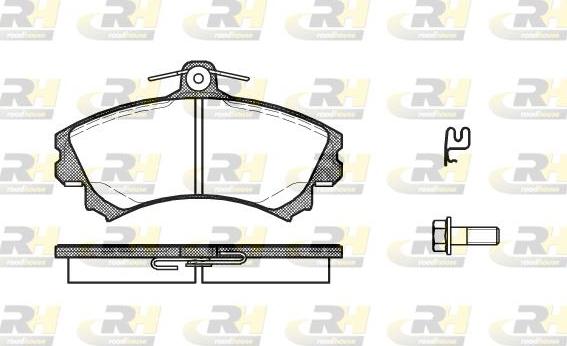 Roadhouse 2590.21 - Тормозные колодки, дисковые, комплект autospares.lv