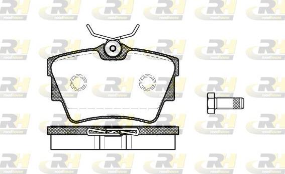 Roadhouse 2591.10 - Тормозные колодки, дисковые, комплект autospares.lv