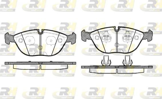 Roadhouse 2597.00 - Тормозные колодки, дисковые, комплект autospares.lv