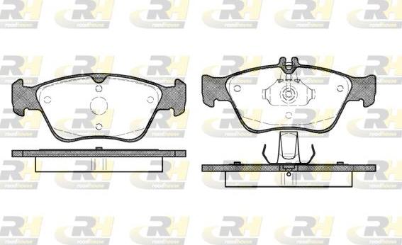 Roadhouse 2586.00 - Тормозные колодки, дисковые, комплект autospares.lv