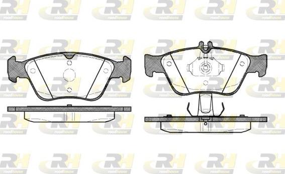 Roadhouse 2586.10 - Тормозные колодки, дисковые, комплект autospares.lv