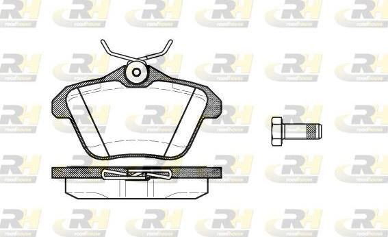 Roadhouse 2581.10 - Тормозные колодки, дисковые, комплект autospares.lv