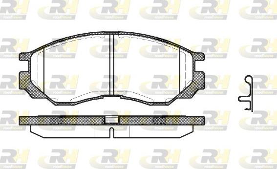 Roadhouse 2583.00 - Тормозные колодки, дисковые, комплект autospares.lv