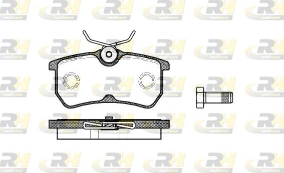 Roadhouse 2693.00 - Тормозные колодки, дисковые, комплект autospares.lv