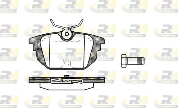 Roadhouse 2692.00 - Тормозные колодки, дисковые, комплект autospares.lv