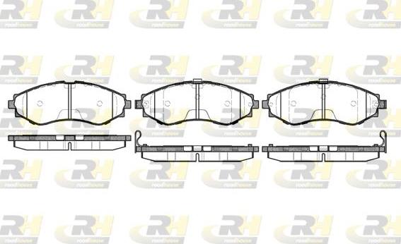 Roadhouse 2645.32 - Тормозные колодки, дисковые, комплект autospares.lv