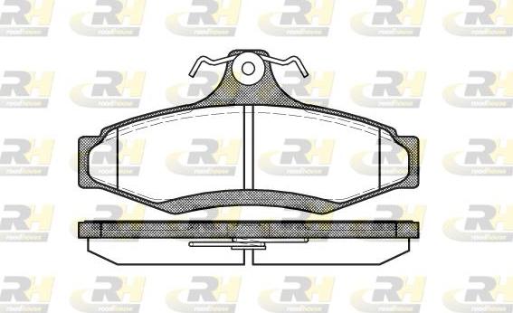 Roadhouse 2646.10 - Тормозные колодки, дисковые, комплект autospares.lv