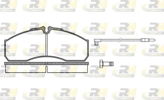 Roadhouse 2651.12 - Тормозные колодки, дисковые, комплект autospares.lv