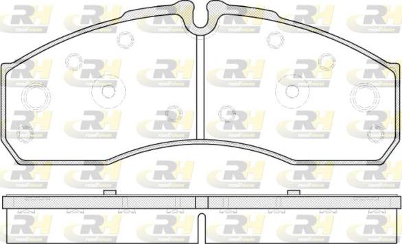 Roadhouse 2651.30 - Тормозные колодки, дисковые, комплект autospares.lv