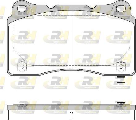 Roadhouse 2666.24 - Тормозные колодки, дисковые, комплект autospares.lv