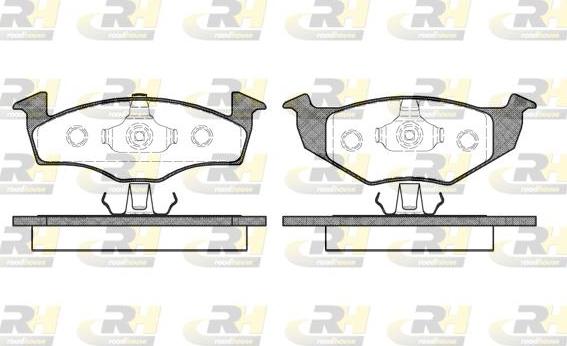 Roadhouse 2609.00 - Тормозные колодки, дисковые, комплект autospares.lv