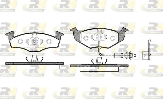 Roadhouse 2609.11 - Тормозные колодки, дисковые, комплект autospares.lv