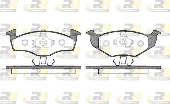 Roadhouse 2609.20 - Тормозные колодки, дисковые, комплект autospares.lv