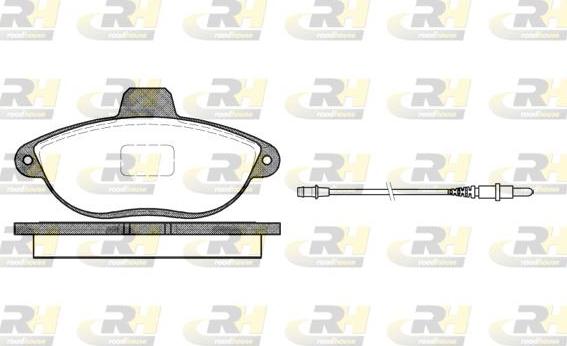 Roadhouse 2602.02 - Тормозные колодки, дисковые, комплект autospares.lv