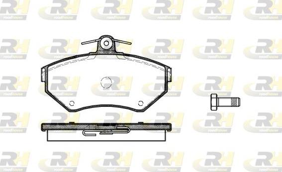 Roadhouse 2631.00 - Тормозные колодки, дисковые, комплект autospares.lv