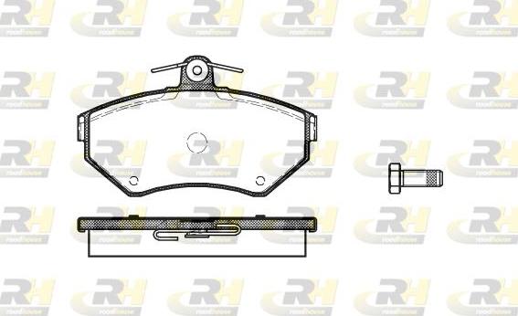 Roadhouse 2631.10 - Тормозные колодки, дисковые, комплект autospares.lv