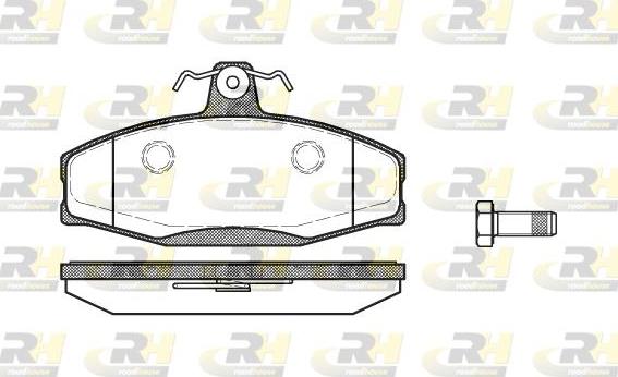 Roadhouse 2620.20 - Тормозные колодки, дисковые, комплект autospares.lv