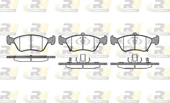 Roadhouse 2676.02 - Тормозные колодки, дисковые, комплект autospares.lv