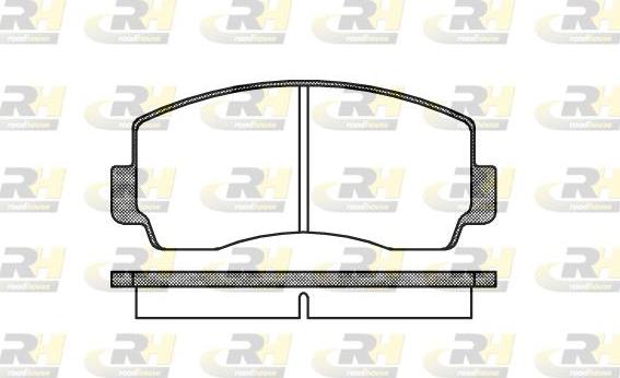 Roadhouse 2094.00 - Тормозные колодки, дисковые, комплект autospares.lv