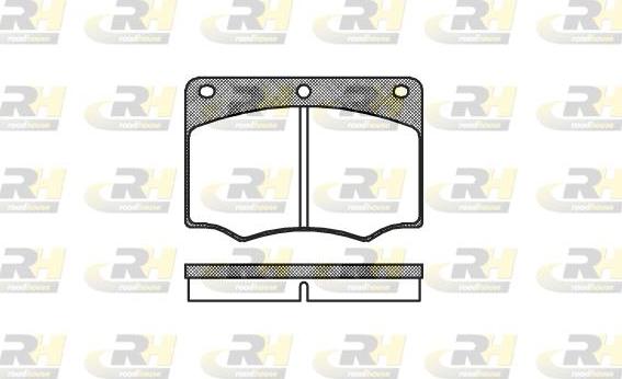 Roadhouse 2064.00 - Тормозные колодки, дисковые, комплект autospares.lv