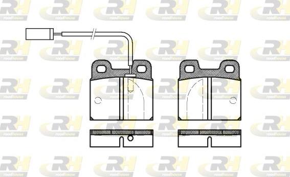 Roadhouse 2005.11 - Тормозные колодки, дисковые, комплект autospares.lv