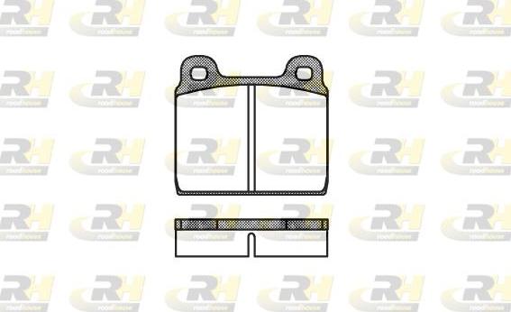 Roadhouse 2002.20 - Тормозные колодки, дисковые, комплект autospares.lv