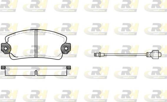 Roadhouse 2025.12 - Тормозные колодки, дисковые, комплект autospares.lv