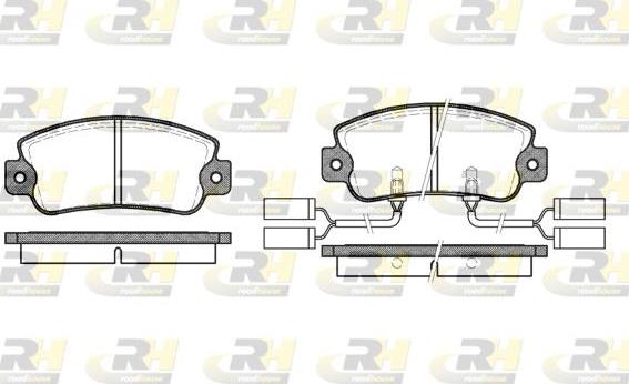 Roadhouse 2025.22 - Тормозные колодки, дисковые, комплект autospares.lv