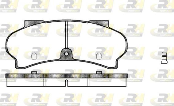 Roadhouse 2026.02 - Тормозные колодки, дисковые, комплект autospares.lv