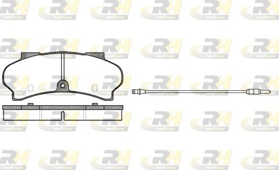 Roadhouse 2026.12 - Тормозные колодки, дисковые, комплект autospares.lv