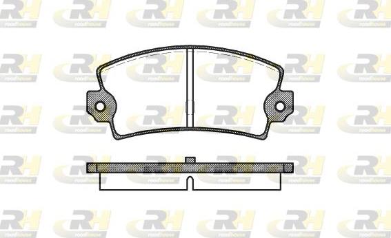 Roadhouse 2021.40 - Тормозные колодки, дисковые, комплект autospares.lv