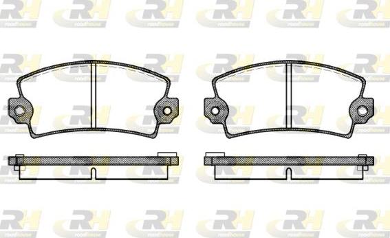 Roadhouse 2021.06 - Тормозные колодки, дисковые, комплект autospares.lv