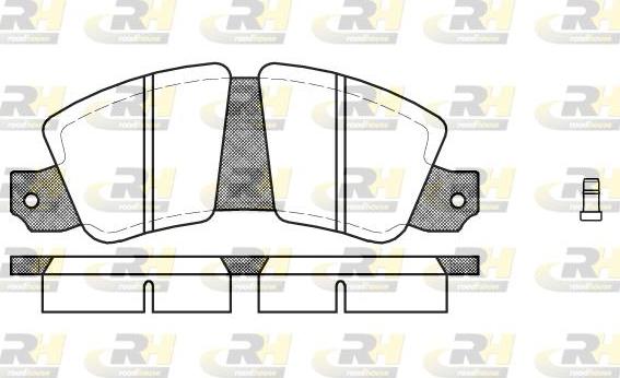 Roadhouse 2023.02 - Тормозные колодки, дисковые, комплект autospares.lv