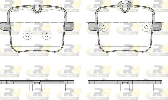 Roadhouse 21954.00 - Тормозные колодки, дисковые, комплект autospares.lv