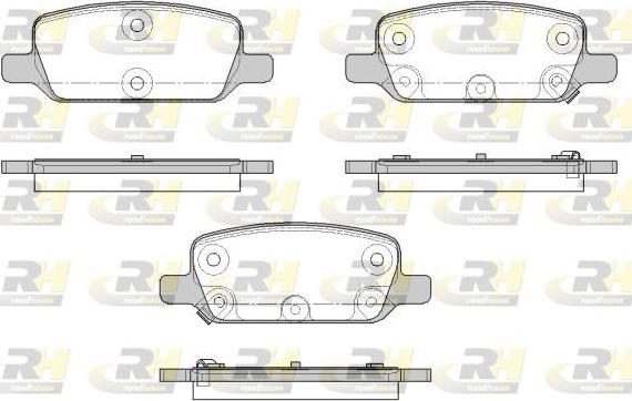 Roadhouse 21917.02 - Тормозные колодки, дисковые, комплект autospares.lv