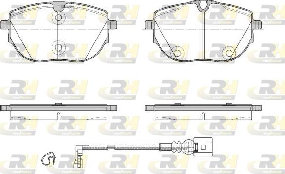 Roadhouse 21920.01 - Тормозные колодки, дисковые, комплект autospares.lv