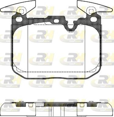 Roadhouse 21491.00 - Тормозные колодки, дисковые, комплект autospares.lv