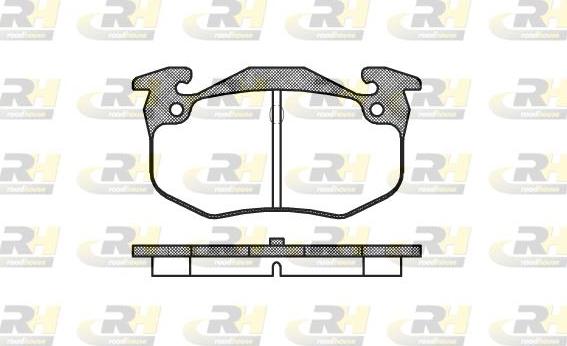 Roadhouse 2144.60 - Тормозные колодки, дисковые, комплект autospares.lv