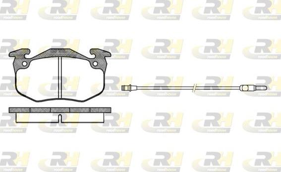 Roadhouse 2144.32 - Тормозные колодки, дисковые, комплект autospares.lv