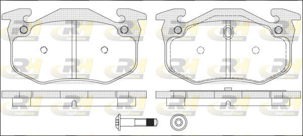 Roadhouse 2144.70 - Тормозные колодки, дисковые, комплект autospares.lv