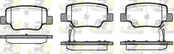 Roadhouse 21452.02 - Тормозные колодки, дисковые, комплект autospares.lv