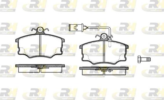 Roadhouse 2146.52 - Тормозные колодки, дисковые, комплект autospares.lv