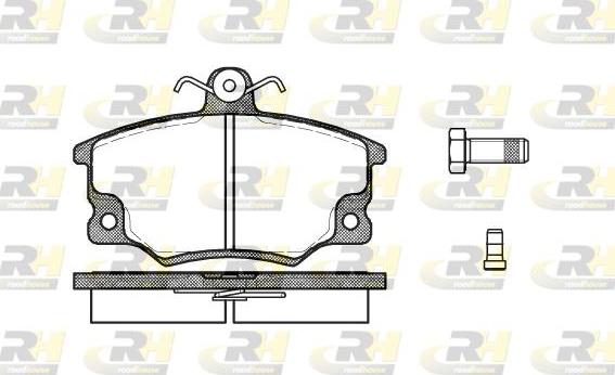 Roadhouse 2146.14 - Тормозные колодки, дисковые, комплект autospares.lv