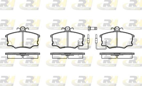 Roadhouse 2146.32 - Тормозные колодки, дисковые, комплект autospares.lv