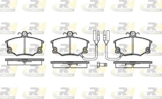 Roadhouse 2146.22 - Тормозные колодки, дисковые, комплект autospares.lv