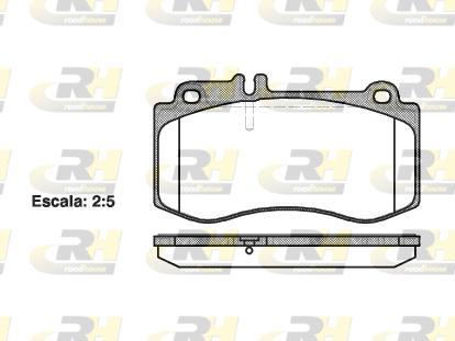 Roadhouse 21406.00 - Тормозные колодки, дисковые, комплект autospares.lv